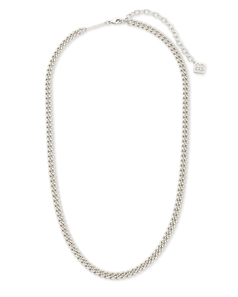 Ace Chain Necklace in Silver image number 1
